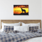 Ancient-Amerikaans Indiaans spreekwoord Canvas Afdruk (Insitu (Slaapkamer))