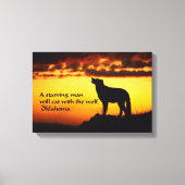 Ancient-Amerikaans Indiaans spreekwoord Canvas Afdruk (Voorkant)