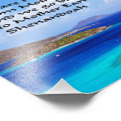 Ancient-Amerikaans Indiaans spreekwoord Foto Afdruk (Hoek)