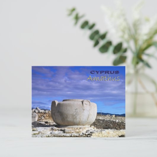 Ancient Anathus Cyprus Briefkaart (Staand voorkant)