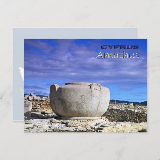 Ancient Anathus Cyprus Briefkaart (Voorkant / Achterkant)