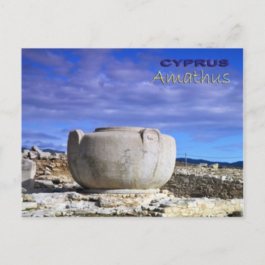 Ancient Anathus Cyprus Briefkaart (Voorkant)