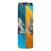 Ancient and Modern Architecture Contrast Art Thermosbeker (Achterkant)