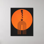 Ancient Arch Century Moon Planet Canvas Afdruk (Voorkant)