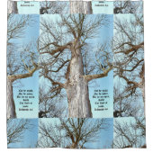 Ancient Ash Zechariah 4:6 Douchegordijn (Voorkant)