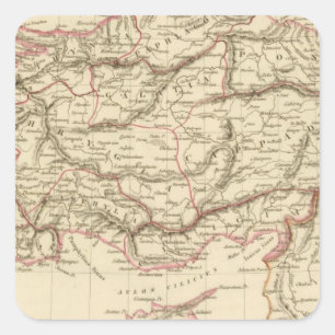 Ancient Asia Minor Vierkante Sticker