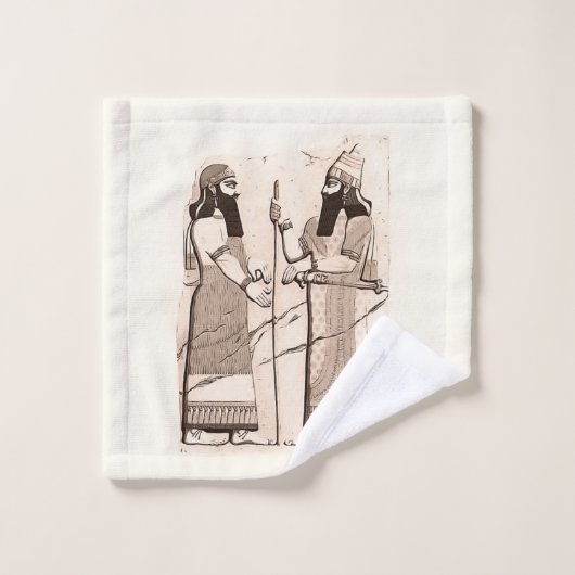 Ancient Assyria Towel set Bad Handdoek (Wasdoekje)
