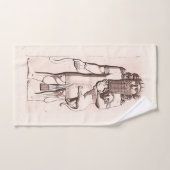 Ancient Assyria Towel set Bad Handdoek (Handdoek)