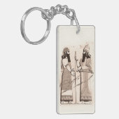 Ancient Assyrische Kunst Sleutelhanger (Voorkant Links)