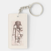Ancient Assyrische Kunst Sleutelhanger (achterkant)