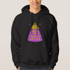 Ancient Astronaut Theoristen zeggen ja funky piram Hoodie