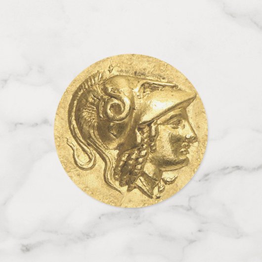 Ancient Athena Coin Confetti (Kleine voorkant)