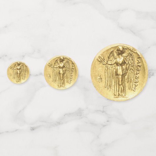 Ancient Athena Coin Confetti (Achterkanten)
