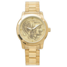 Ancient Athena Coin Horloge