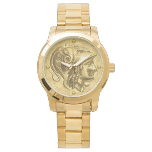 Ancient Athena Coin Horloge