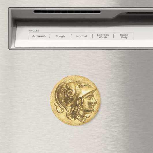 Ancient Athena Coin Magneet (Insitu (Vaatwasser))