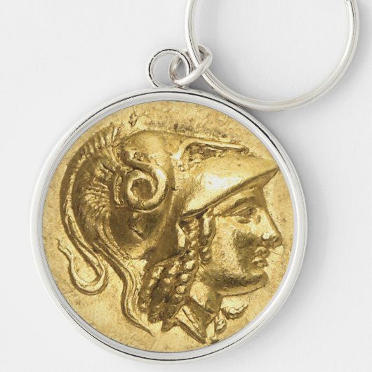 Ancient Athena Coin Sleutelhanger (Voorkant)