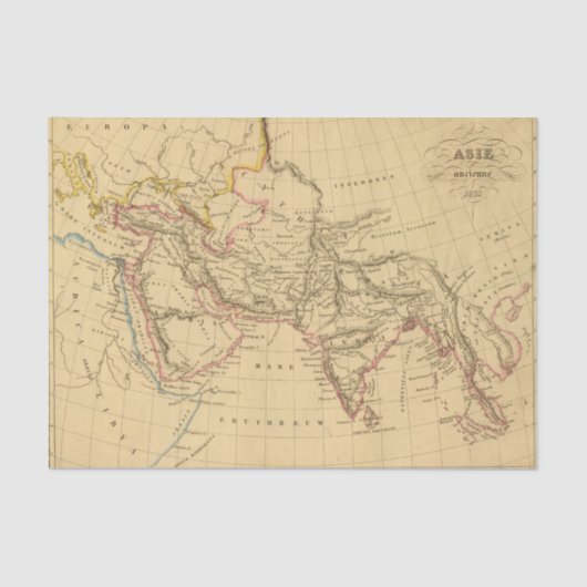 Ancient-Azië Tissuepapier (Voorkant)