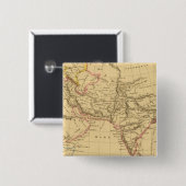 Ancient-Azië Vierkante Button 5,1 Cm (Voorkant /achterkant)