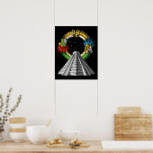Ancient Aztec Pyramide Poster (Keuken)