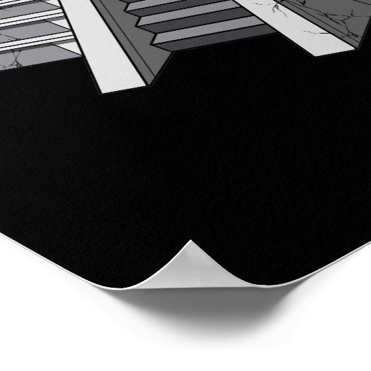 Ancient Aztec Pyramide Poster (Hoek)