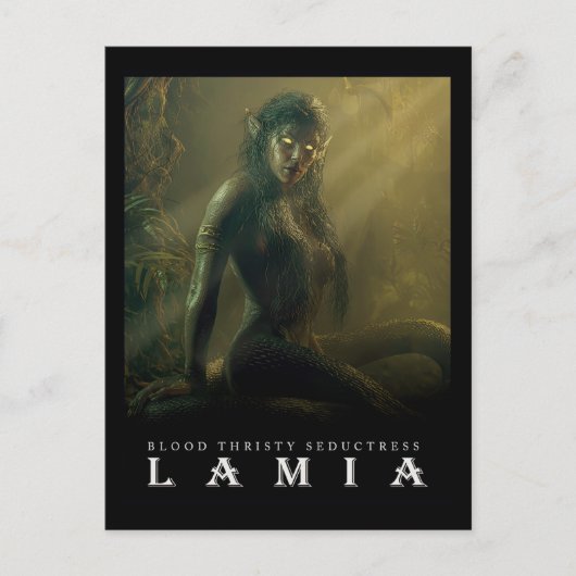 Ancient Beast & Creatures: LAMIA Postcard Briefkaart (Voorkant)