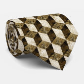 Ancient Block Pattern 02 Stropdas (Opgerold)