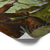 Ancient botanisch kunstzegel poster (Hoek)