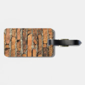Ancient Brick Wall Bagagelabel (Achterkant horizontaal)