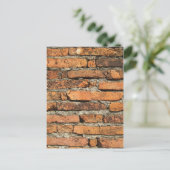 Ancient Brick Wall Briefkaart (Staand voorkant)