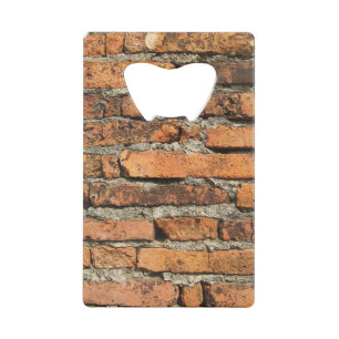 Ancient Brick Wall Creditkaart Flessenopener