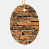 Ancient Brick Wall Keramisch Ornament (Achterkant)