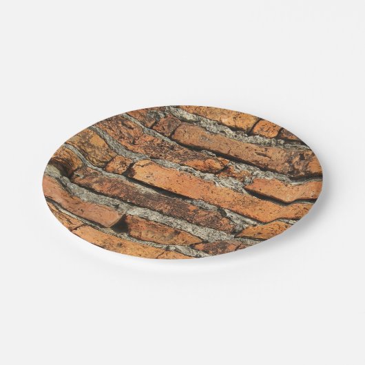 Ancient Brick Wall Papieren Bordje (Gekanteld)