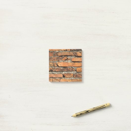 Ancient Brick Wall Post-it® Notes (Op bureau)