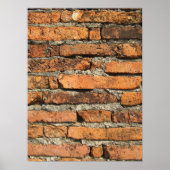 Ancient Brick Wall Poster (Voorkant)