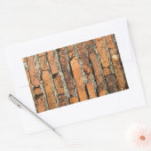 Ancient Brick Wall Rechthoekige Sticker (Envelop)