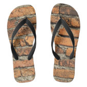 Ancient Brick Wall Teenslippers (Voetbed)