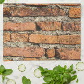 Ancient Brick Wall Theedoek (Gevouwen)