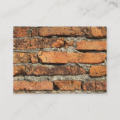 Ancient Brick Wall Visitekaartje (Achterkant)