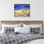 Ancient Bristlecone Pine Forest, Californië Canvas Afdruk (Insitu (Slaapkamer))