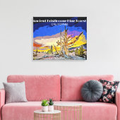 Ancient Bristlecone Pine Forest, Californië Canvas Afdruk (Insitu (Woonkamer))