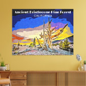 Ancient Bristlecone Pine Forest, Californië Canvas Afdruk (Insitu (Woonkamer))