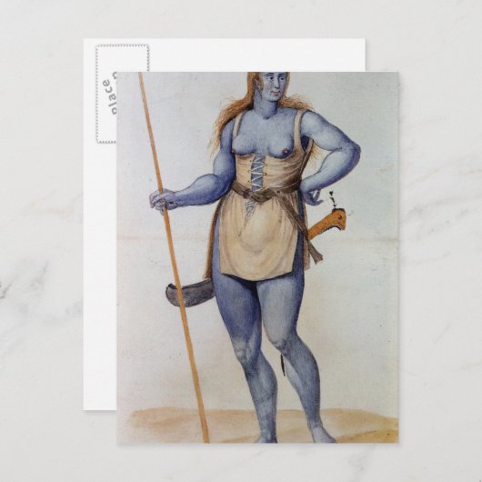 Ancient British Woman Briefkaart (Voorkant / Achterkant)