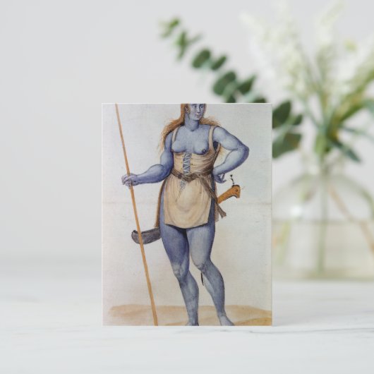 Ancient British Woman Briefkaart (Staand voorkant)