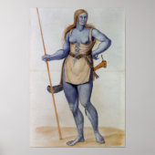 Ancient British Woman Poster (Voorkant)