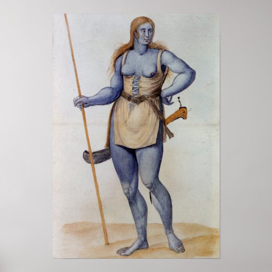 Ancient British Woman Poster (Voorkant)