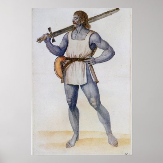 Ancient Brits Man Poster (Voorkant)