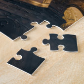 Ancient Building Jigzaag Puzzle Complex Jigzaag Legpuzzel (Zijkant)