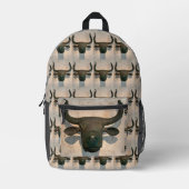 Ancient bull bedrukte rugzak (Voorkant)