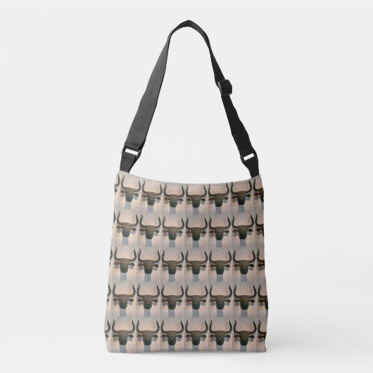 Ancient Bull Crossbody Tas (Voorkant)